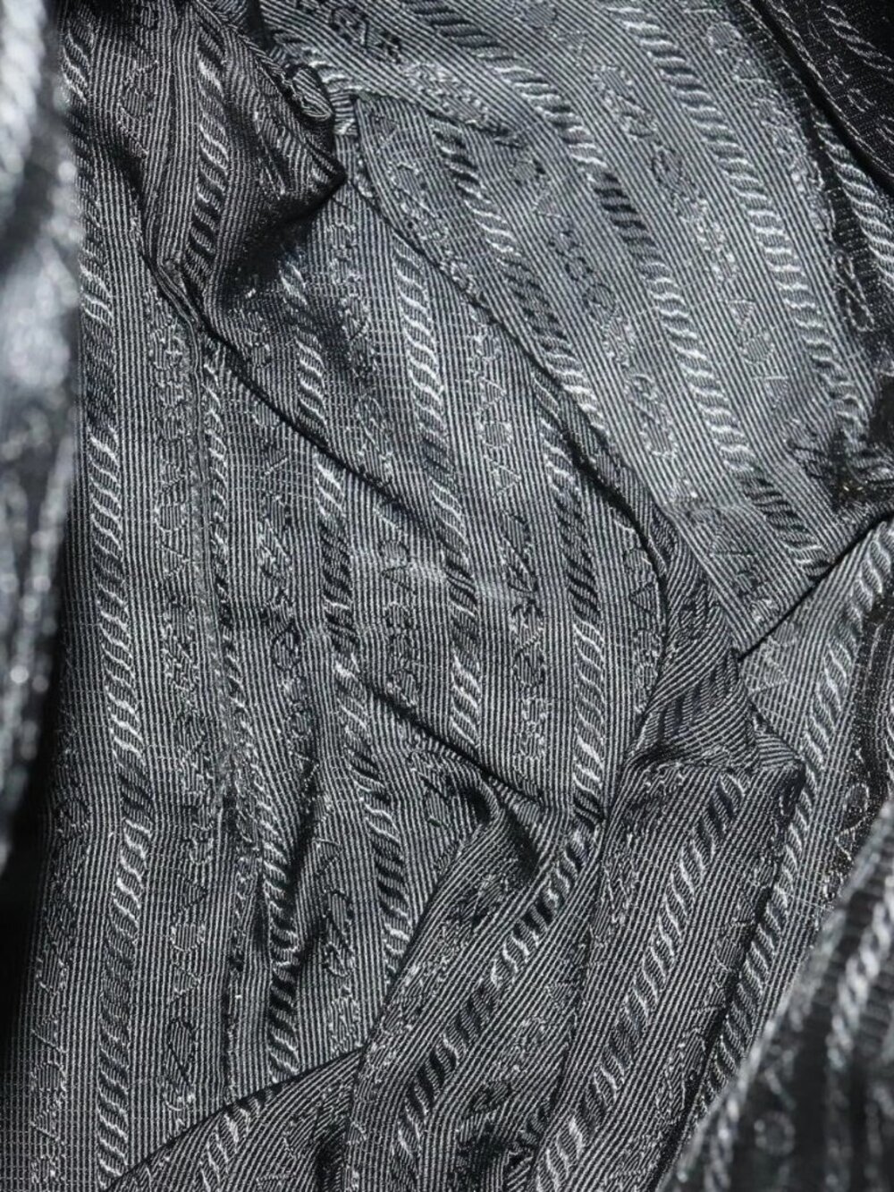 PRADA Backpack Nylon Black Silver Auth 171645 - Picture 11 of 16